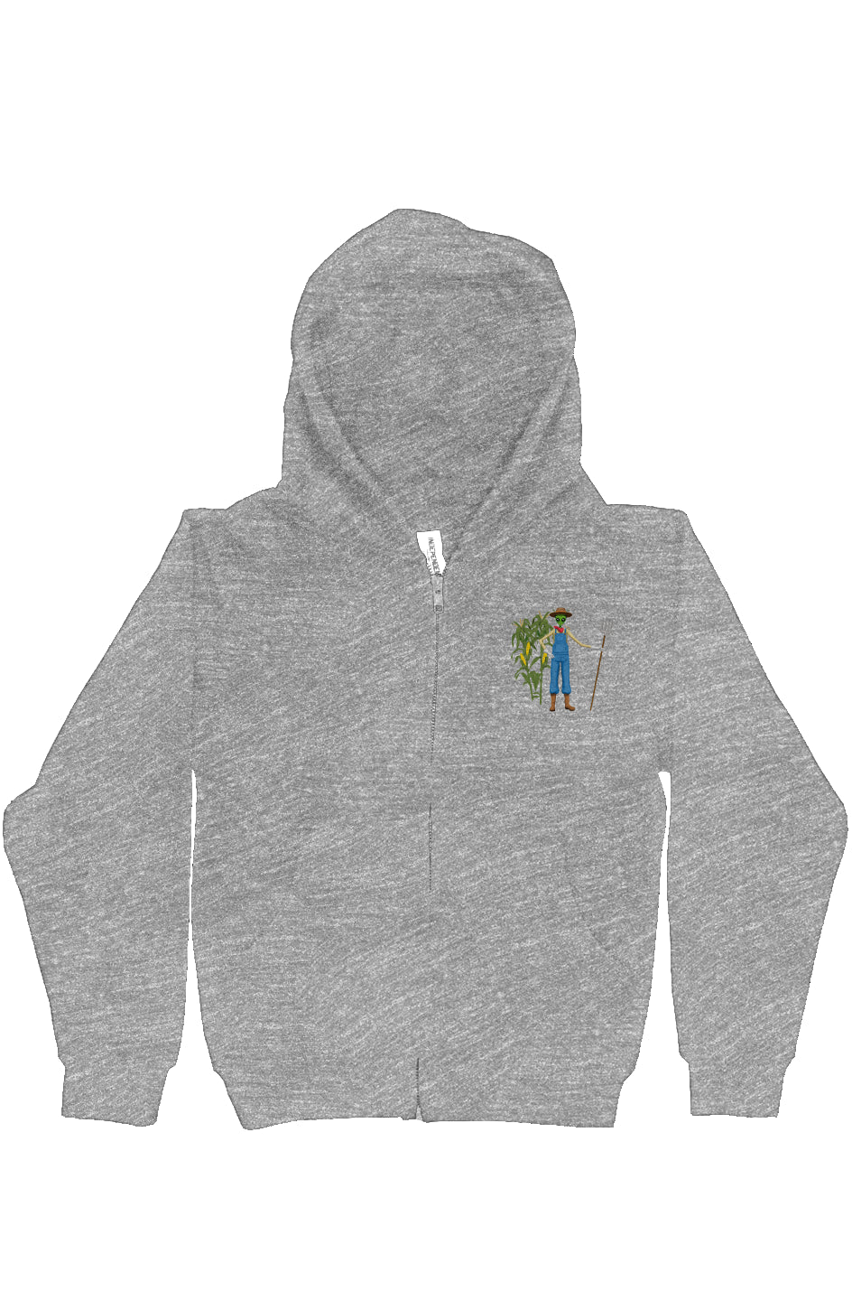 Larry Farmer Youth Midweight Hooded Full-Zip Sweatshirt