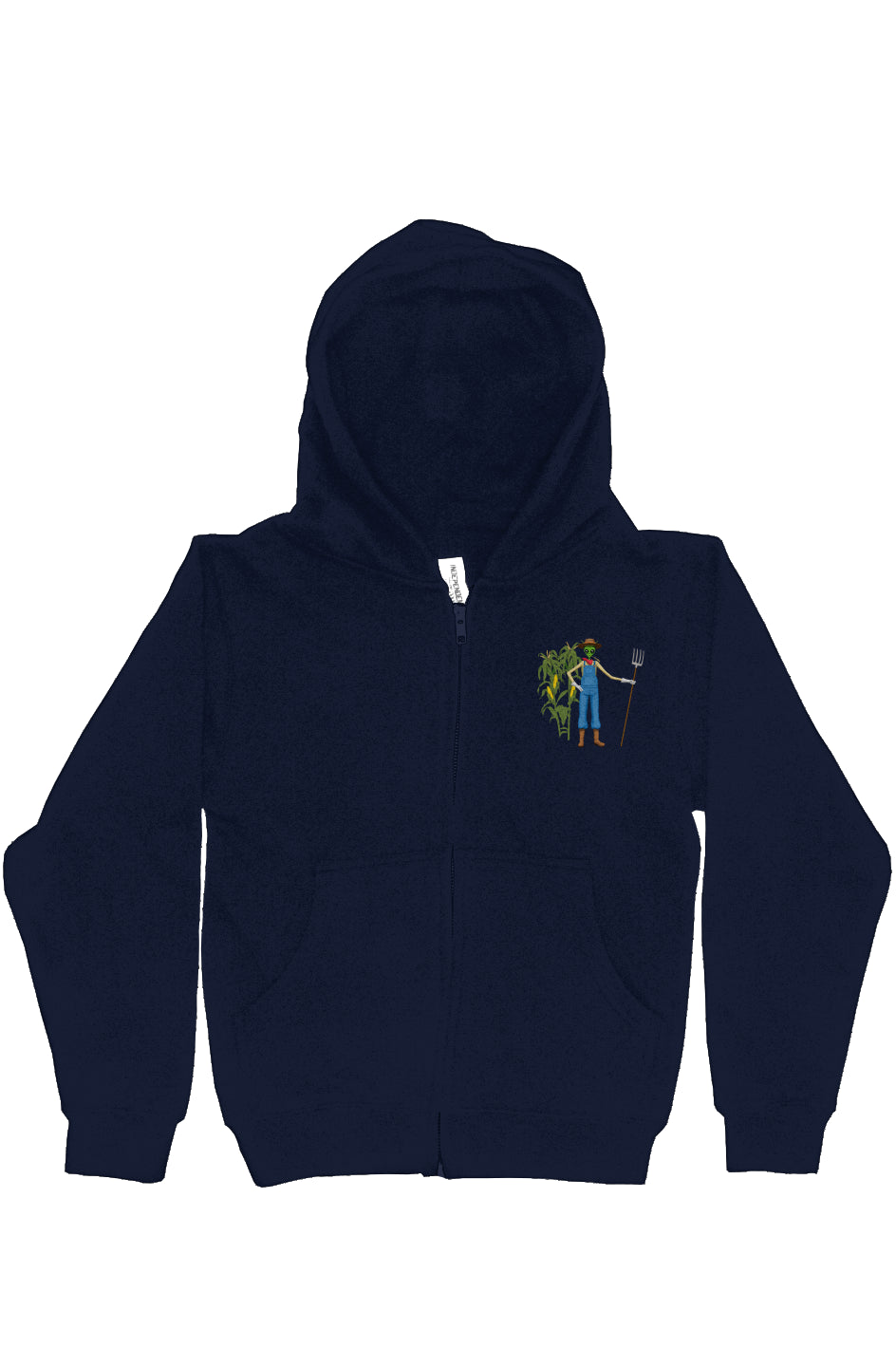 Larry Farmer Youth Midweight Hooded Full-Zip Sweatshirt