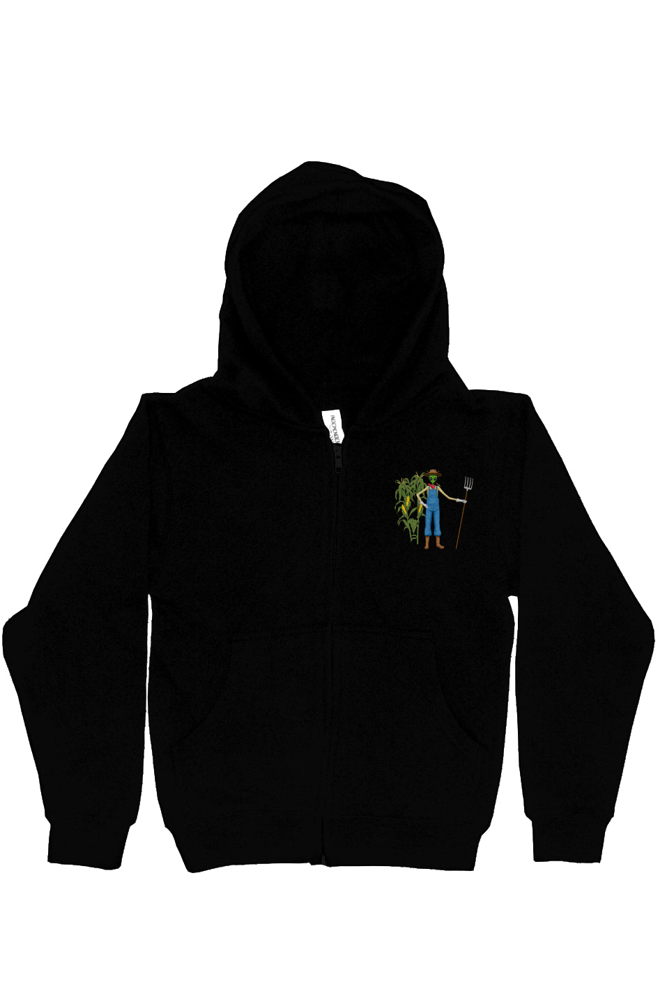 Larry Farmer Youth Midweight Hooded Full-Zip Sweatshirt