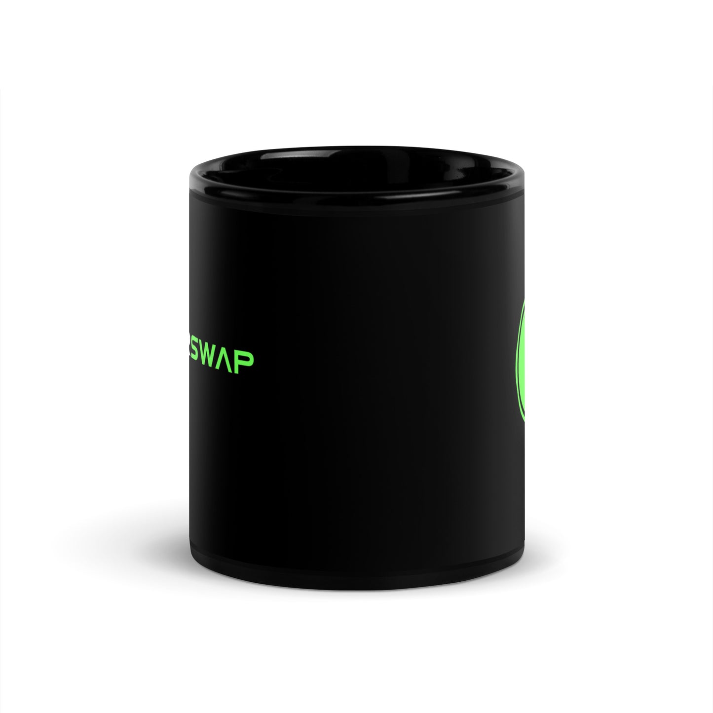 SaucerSwap Black Glossy Mug 11oz