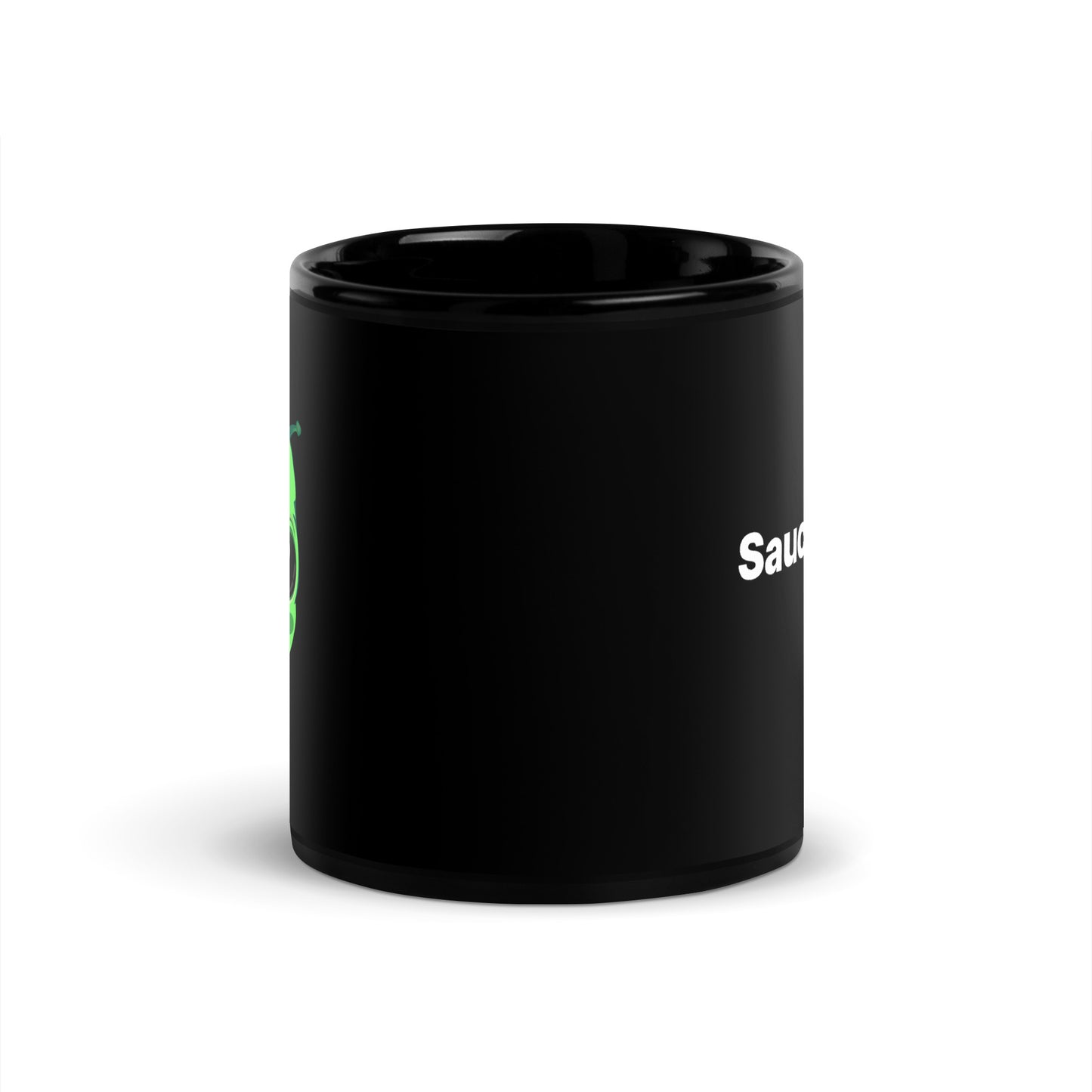 SaucerSwap Black Glossy Mug 11oz