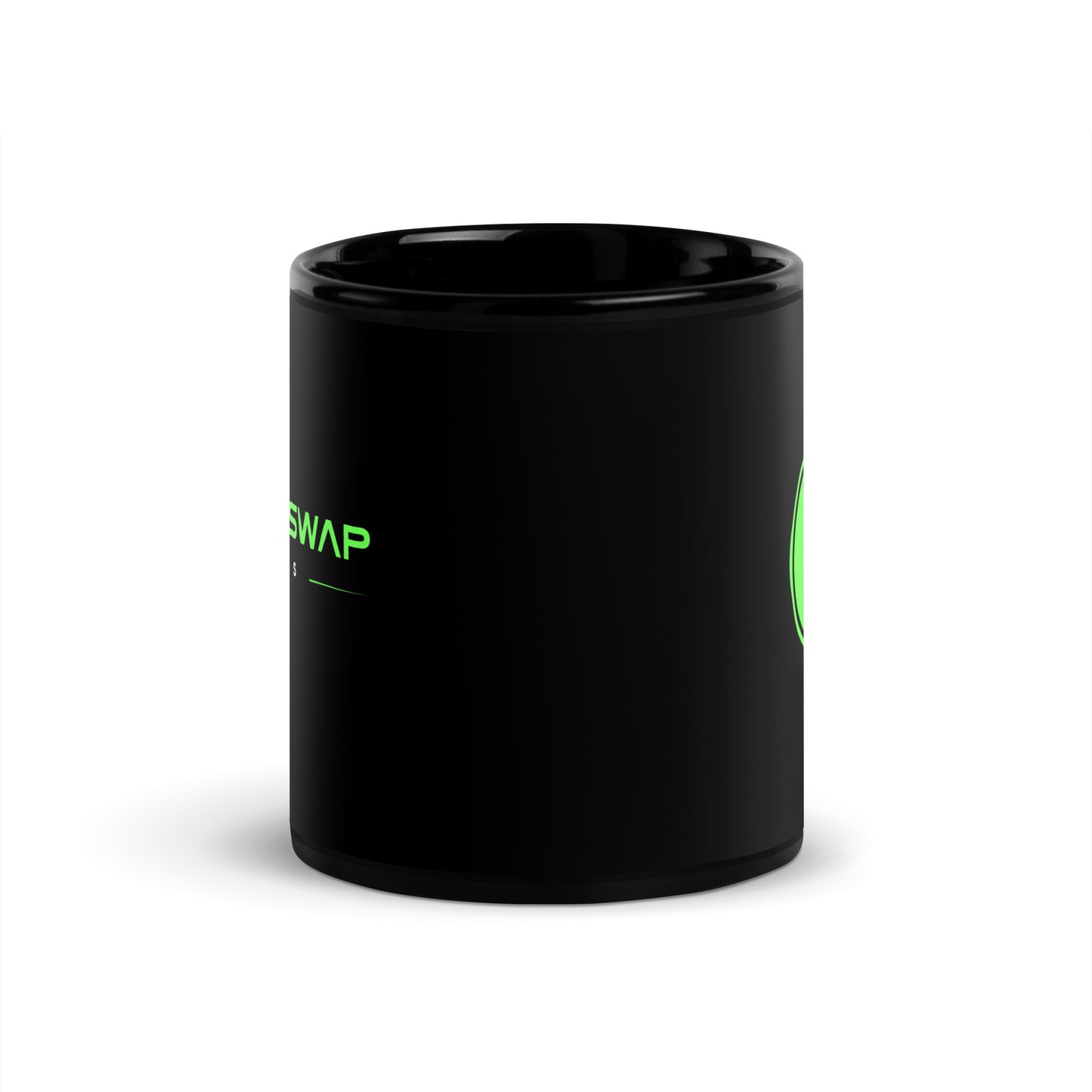 SaucerSwap Black Glossy Mug 11oz