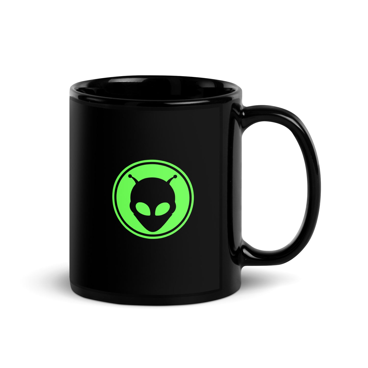 SaucerSwap Black Glossy Mug 11oz