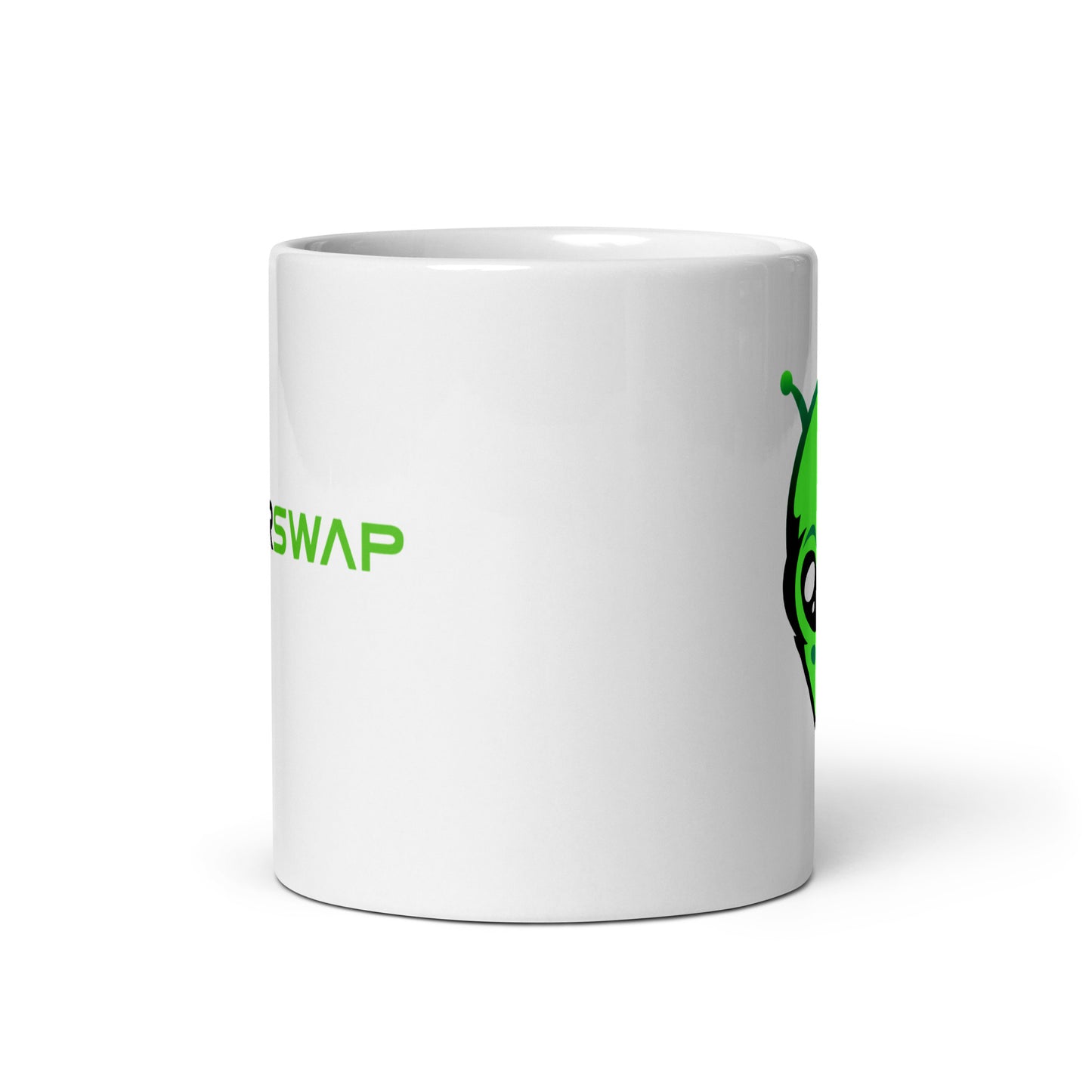 SaucerSwap White Glossy Mug 11oz
