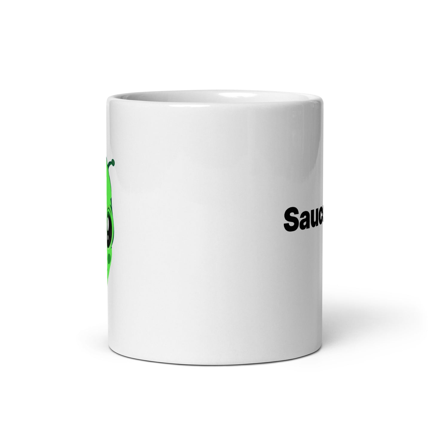 SaucerSwap White Glossy Mug 11oz