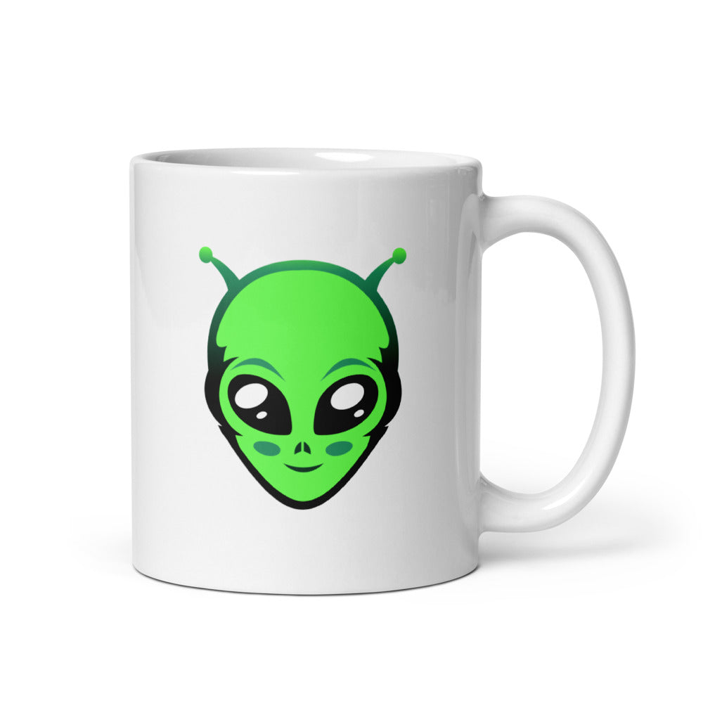 SaucerSwap White Glossy Mug 11oz