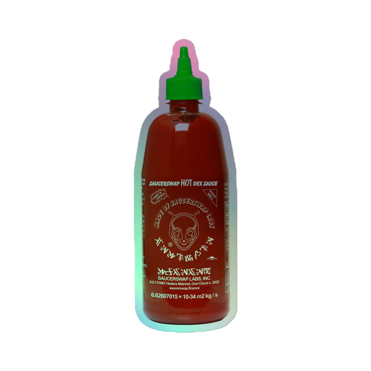 SrirachaSwap Sticker (Holographic)