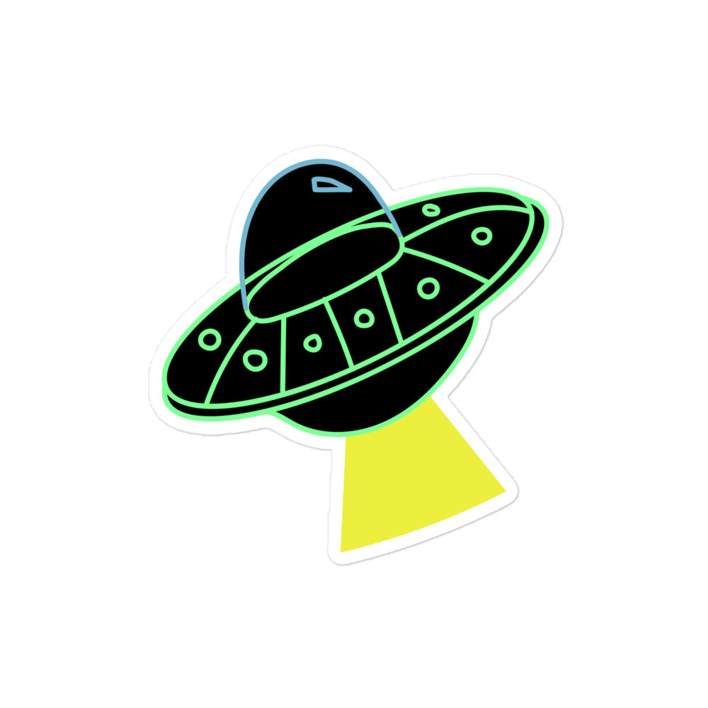 Silly UFO Sticker (Vinyl)